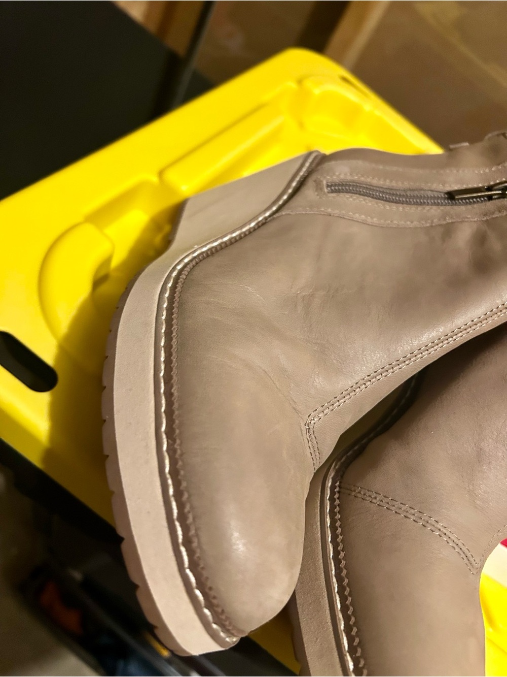 Tom’s boots